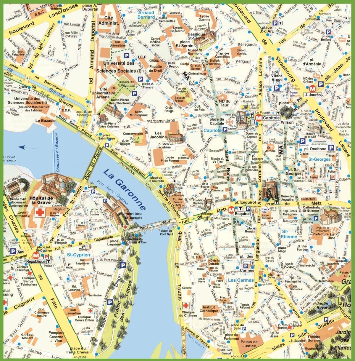 harta Toulouse
