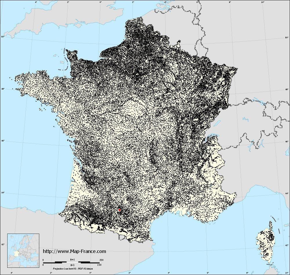 harta Toulouse municipalități