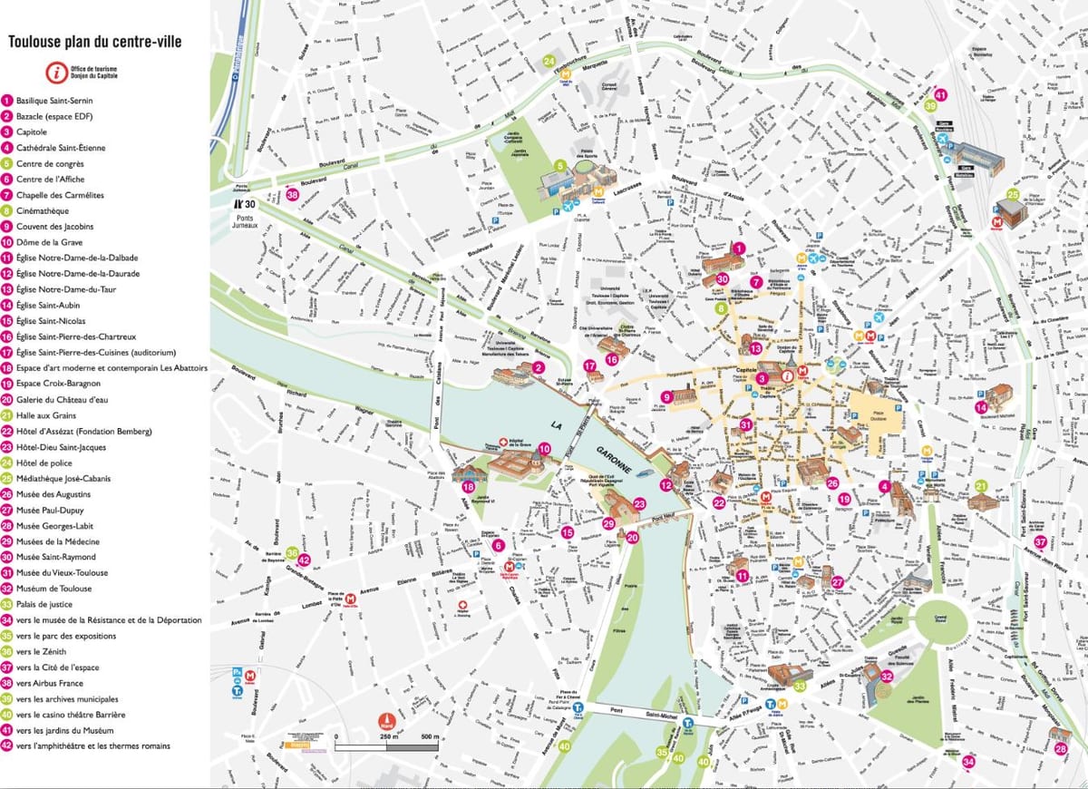 harta din Toulouse muzeul