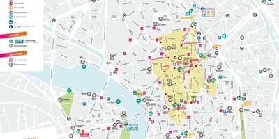 Toulouse centre hartă