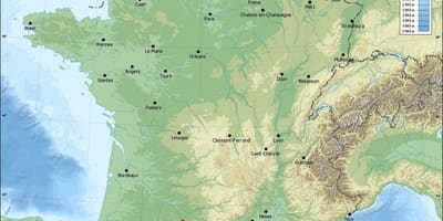Hartă geografică de Toulouse