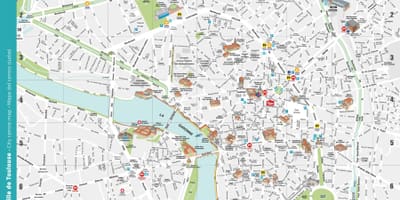 Pdf hartă de Toulouse