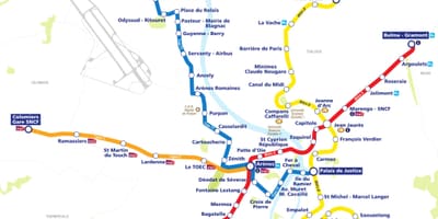 Toulouse metro map pdf
